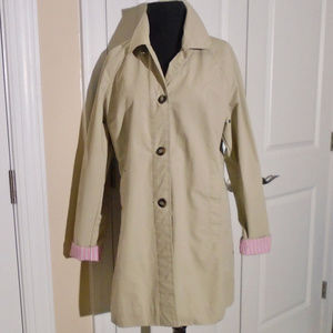 COLUMBIA Cotton Canvas Khaki Rain/Utility Jacket *FIRM PRICE*